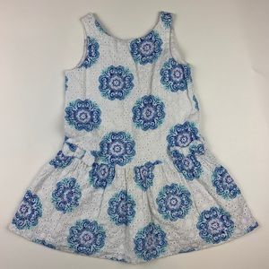 Janie and Jack Sz 4 Boardwalk Summer Eyelet Dress